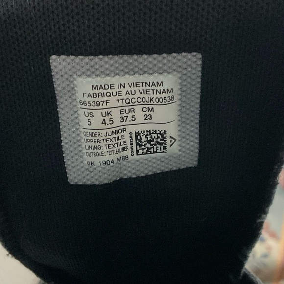 Classic Converse Cool Multicolor Iridescent All Star High Top Sneaker! - Picture 15 of 15